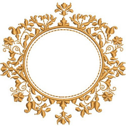 Diseño Para Bordado Marco Provenzal 204