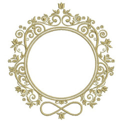 Diseño Para Bordado Marco Provenza Con Infinito 1