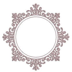 Diseño Para Bordado Marco Provenzal 218
