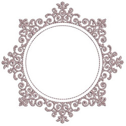 Diseño Para Bordado Marco Provenzal 219