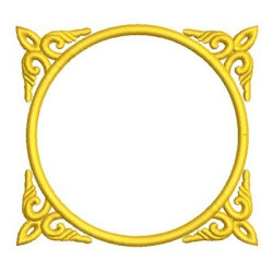 Diseño Para Bordado Marco Provenzal 219