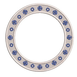 ROUND FRAME WITH CROSS