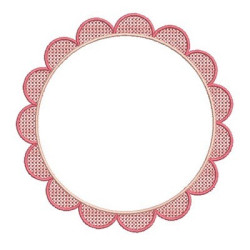 Embroidery Design Round Frame 5
