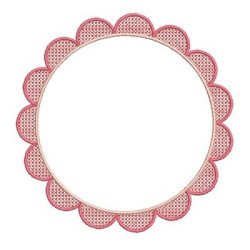 Diseño Para Bordado Marco Redondo 5