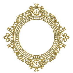 Diseño Para Bordado Marco Provenzal 223