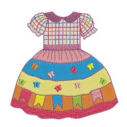 Matriz De Bordado Vestido De Festa Junina