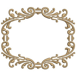 Embroidery Design Frame Provence 115