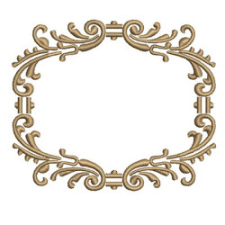 Embroidery Design Frame Provence 116