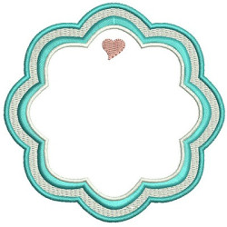 Matriz De Bordado Moldura Vintage 5