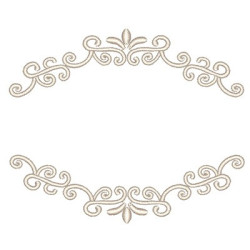 Embroidery Design Frame Provence 121