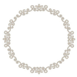 Embroidery Design Frame Provence 124