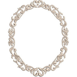 Embroidery Design Frame Provence 125