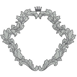 Embroidery Design Frame Provence 136