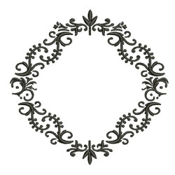 Embroidery Design Frame Provence 144