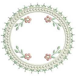 CUTE FLORAL FRAME 7