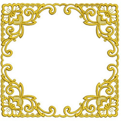 FLORAL FRAME SQUARE