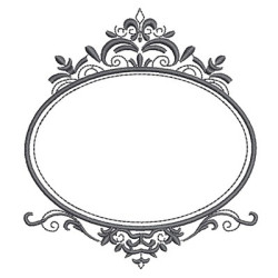 Embroidery Design Frame Provence 156