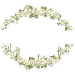 Diseño Para Bordado Marco De Las Rosas 2