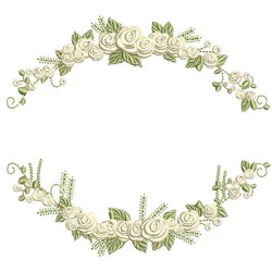 Diseño Para Bordado Marco De Las Rosas 4