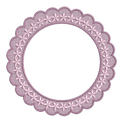 Embroidery Design Frame With 15 Cm Income