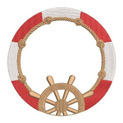 Embroidery Design Frame Sailor 2