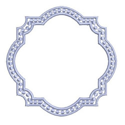 Embroidery Design Simple Frame 10 Cm