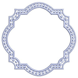Embroidery Design Simple Frame 15 Cm