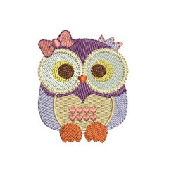 Embroidery Design Owl 10