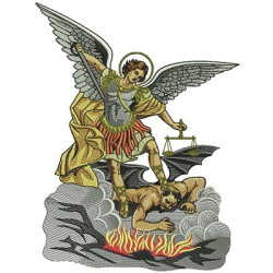 Embroidery Design St Michael The Archangel 4