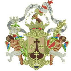 ESCUDO COMPLETO CARMELITAS 21 CM