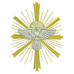 Diseño Para Bordado Del Divino Espíritu Santo 10 Cm