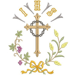 Embroidery Design Ihs Molding Crown Of Thorns