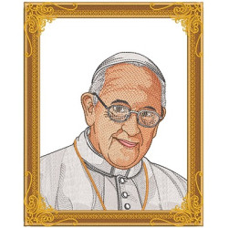 Diseño Para Bordado Papa Francisco 3