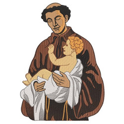 Embroidery Design St. Benedict 20 Cm