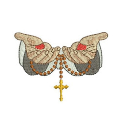 Embroidery Design Hands With Chagas 2