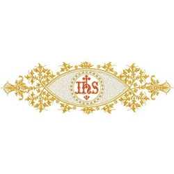 Embroidery Design Delicate Frame 35 Cm Ihs