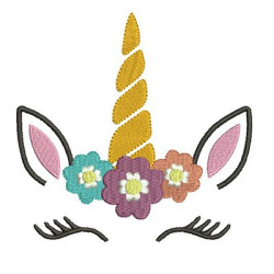 Diseño Para Bordado Unicorno 19