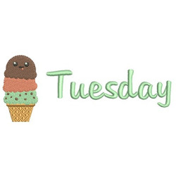 Matriz De Bordado Terça Tuesday