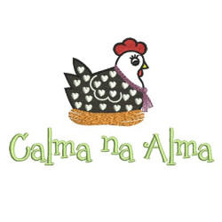 Diseño Para Bordado Calma En Alma 2 Pt