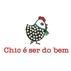 Diseño Para Bordado Chique Es Ser Del Bien Pt