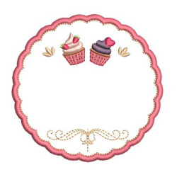 Embroidery Design Custom Frame For Cakes 2