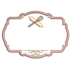 Embroidery Design Custom Frame For Culinary