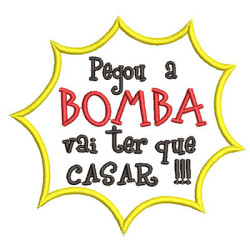 Diseño Para Bordado Consiguió La Bomba Tiene Casarse 3